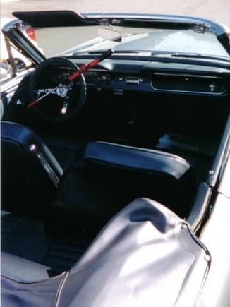 My brother's immaculate '65 ragtop, ca. 2001...still had the original mono radio and speaker, and the worked!