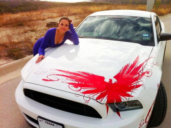 Oh, just me and my mustang...