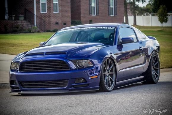 Front view and slammed