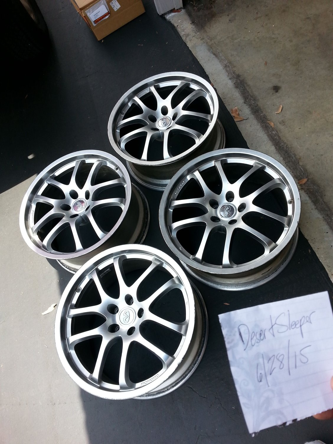 [FS] 19" OEM Infinity G35 Coupe Rays Wheels