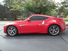 2014 Solid Red 370z Sport Package.