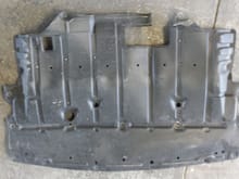 what the factory OEM undertray looked like when removed...