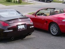 My previous car Boxster with my new car Z...