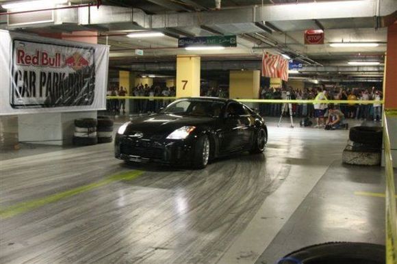 Reb Bull car park drift event in July 2008.