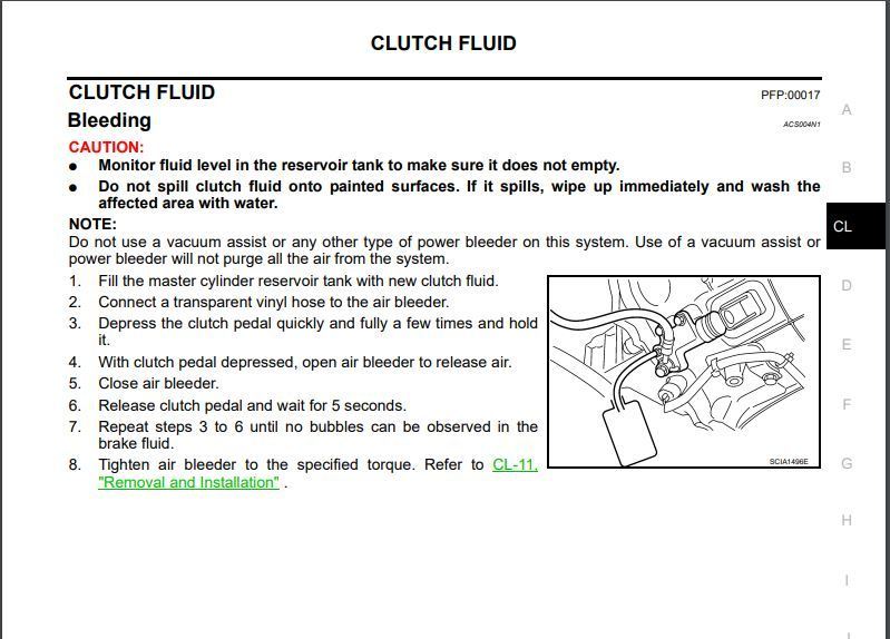How to bleed clutch Nissan 350Z and 370Z Forum Discussion
