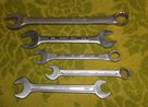 5 Wrenches 7/8 3/4 5/8 9/16