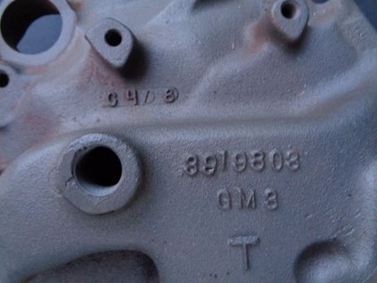 1968 Chev 327, 350 #3919803 Intake Manifold