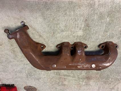 Exhaust Manifold for dual exhaust Y-Block Ford