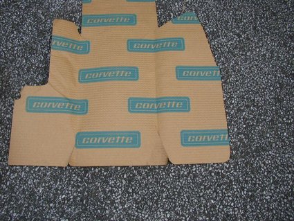 1990-96 Corvette Paper Floor Mats