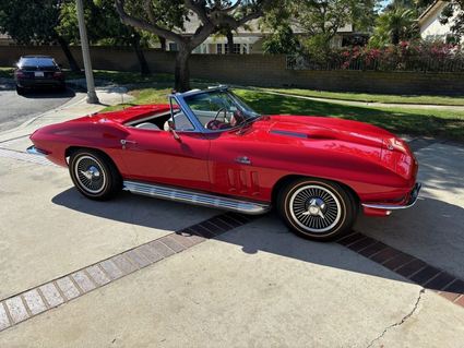 1965 Corvette Roadster Investment Grade #s Match