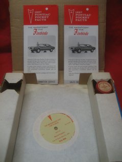 1967 Pontiac Firebird Sales Information Kit