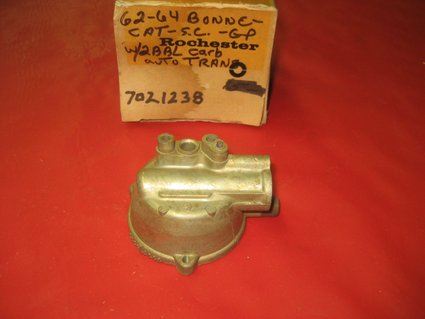 NOS 1962-64 Pontiac 2 bbl carburetor choke housing