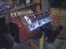 The halfway done 455 Rocket. I will be finishing this soon and dropping it in the 77 Cutlass.