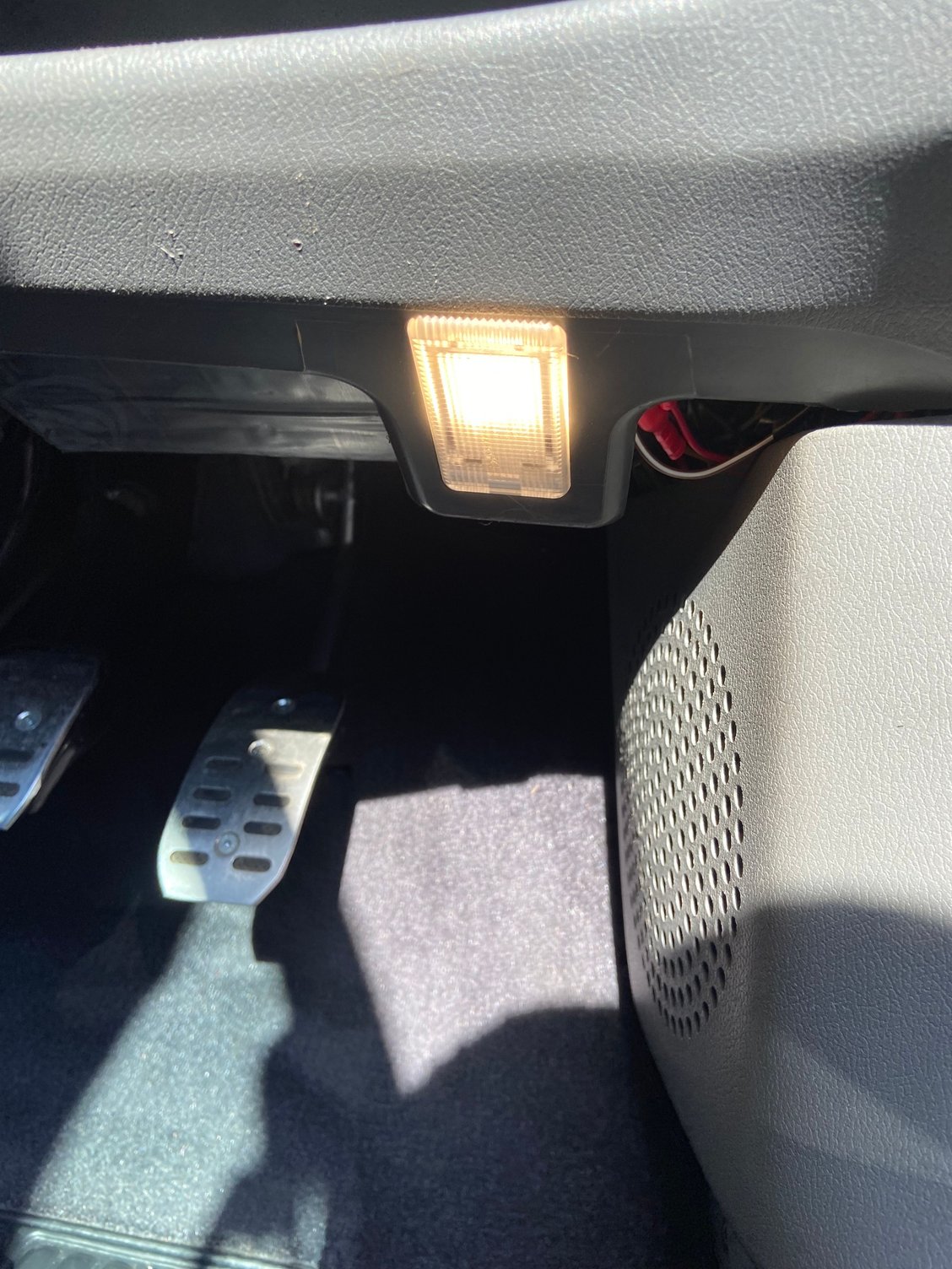 I can find the pedals in the dark now. 