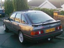 Rear shot with the now Black rear spoiler.