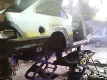 the restoration of the car body