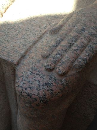 Rose granite carving?