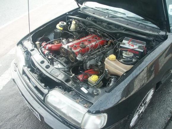 look haw clean the engine is