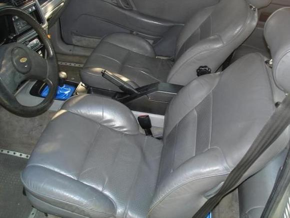 Leather interior