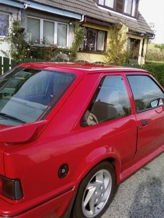 Opening rear quarters