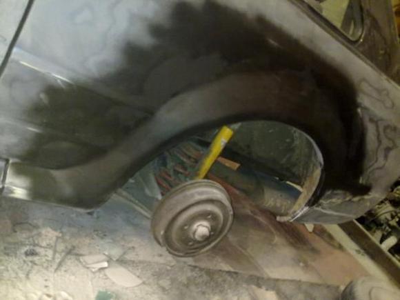 rear all finished and blended to skirt