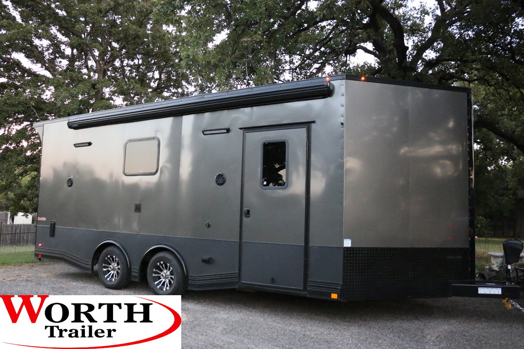 enclosed trailer with living quarters dealer