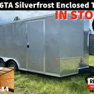NEW 8.5X16TA Silverfrost Enclosed Trailer w/ Upgrades