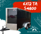 6x12TA Xtreme Cargo Trailer IN STOCK