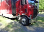 1980 Freightliner Cabover enclosed NTPA car carrier
