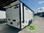 24' RACE TRAILER HAULMARK CAR HAULER ENCLOSED TRAILER AWNING  for sale $32,999 