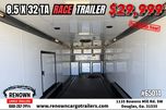 Preorder Now – 8.5 x 32 Race Car Trailer | Loaded  for sale $29,999 