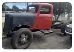 36 Ford 1 1/2 ton dually pick up truck rolling cha with cab   for sale $22,500 