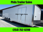 34' ENCLOSED 2 CAR HAULER HAULMARK RACE TRAILER 