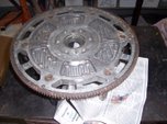 ram 10" alu. chevy  flywheel with tit stands for double dics  for sale $250 
