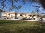 2007 Freightliner 44ft RV, with 30ft stacker trailer  for sale $345,000 