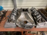 18° Edelbrock top end SBC heads  for sale $2,500 