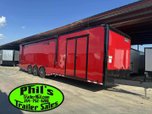 34' HAULMARK EDGE PRO RACE TRAILER RACER RED IN STOCK NOW!   for sale $42,999 