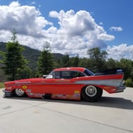 Tom the "Mongoose" McEwen's 57 Chevy Funny Car  for sale $100,000 