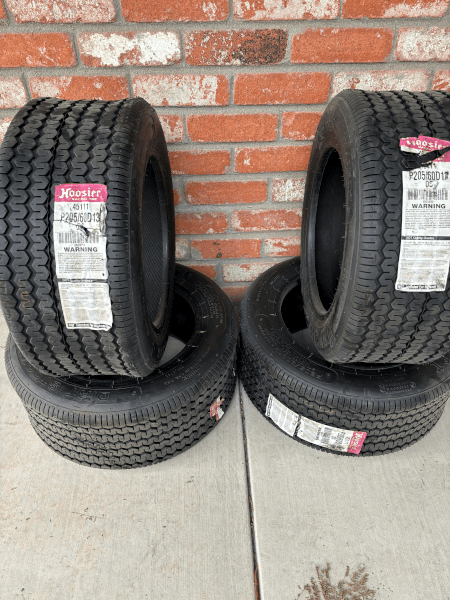 Hoosier Dirt Stocker Tires - P205/60D13 45111 (set of 4)