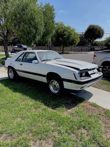 1985 mustang gt roller 14,987 orig miles full 4130 cage  