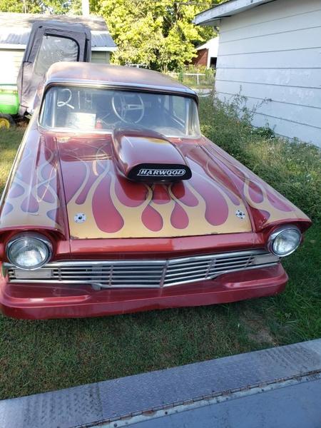 1957 Ford Custom & 24' Doolittle Enclosed Trailer  for Sale $18,000 