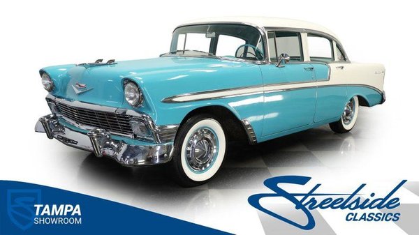 1956 Chevrolet Bel Air 4 Door Sedan  for Sale $26,995 