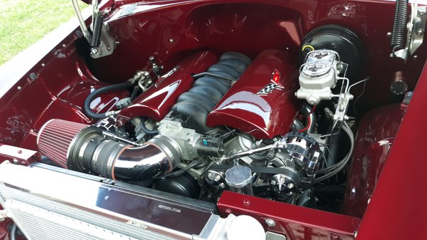 1955 chevy bel air hard top. Ls high end car