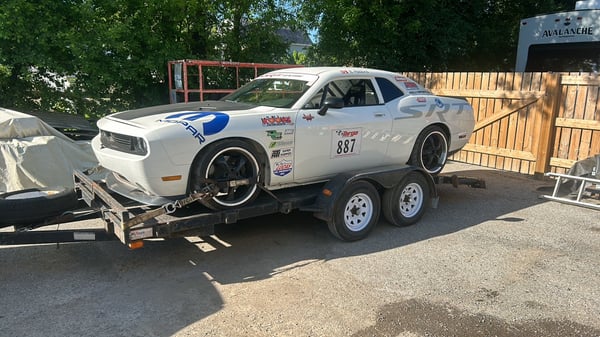Dodge challenger body in white built road course car  for Sale $25,000 