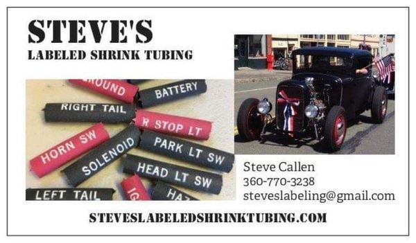 STEV'S LABELED SHRINK TUBING  for Sale $19 