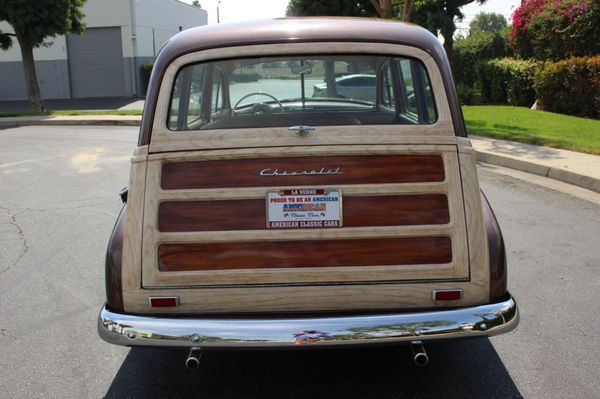 1950 Chevrolet Styleline Deluxe Tin Woody for Sale $36,900
