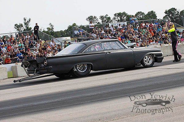 1961 Ford Starliner tube chassis race car roller