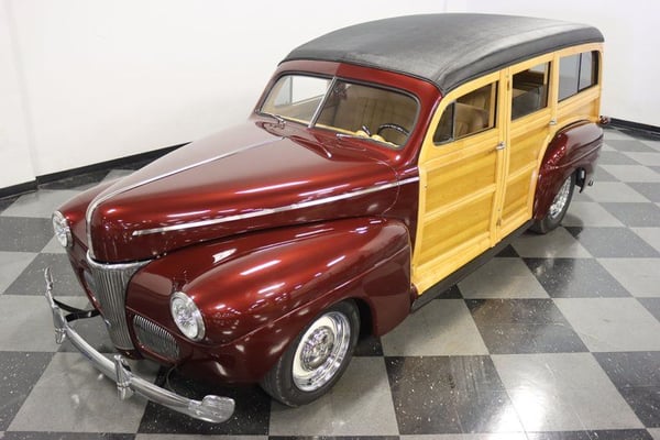 1941 Ford Super Deluxe Woody Restomod  for Sale $139,995 