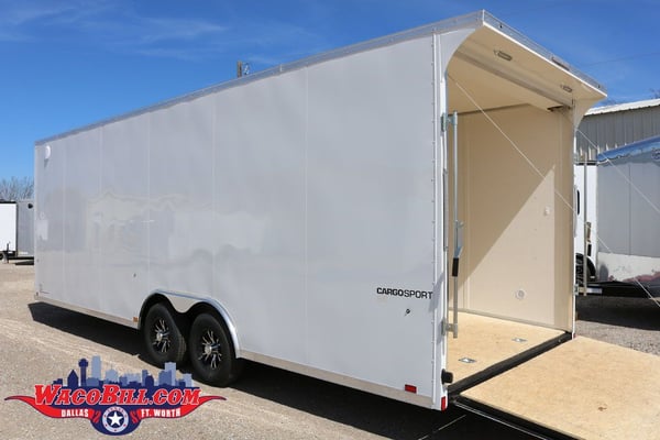 28' Enclosed Race Car Trailer w/ Rear Wing!  for Sale $14,995 