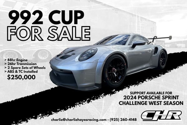 Porsche 992 GT3 Cup - Ready to Race - PRICE DROP  for Sale $225,000 